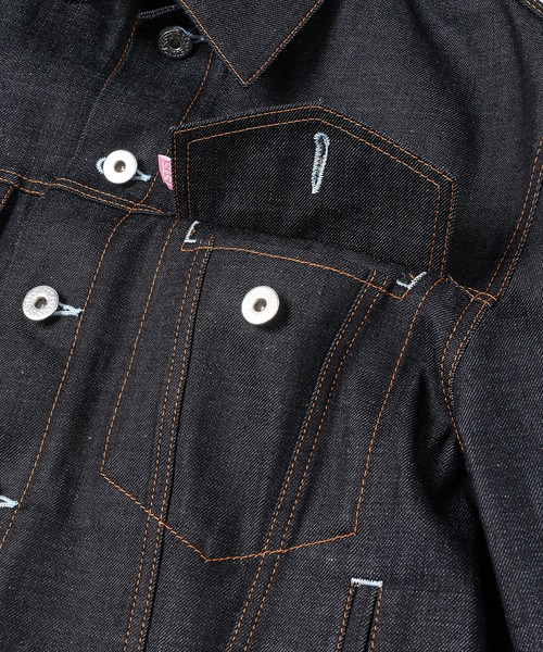 デニムジャケット gジャン ORGANIC COTTON OVERSIZED DENIM JACKET メンズ レディースの画像