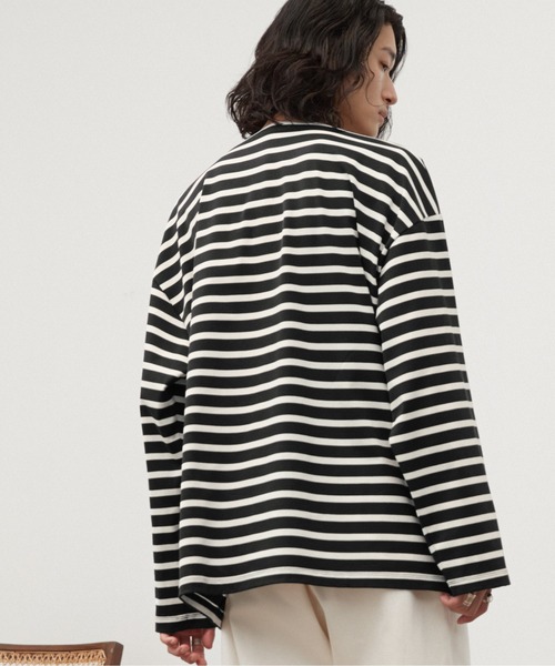 「WYM LIDNM」 長袖Tシャツ S グレー メンズ_画像2