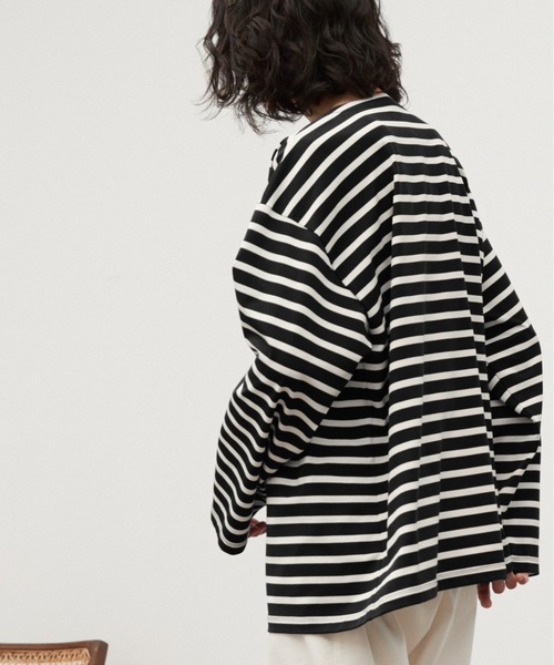 「WYM LIDNM」 長袖Tシャツ S グレー メンズ_画像4