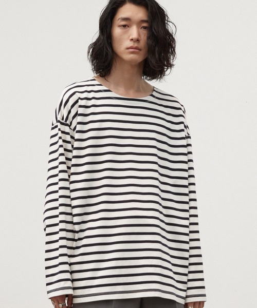 「WYM LIDNM」 長袖Tシャツ S グレー メンズ_画像6