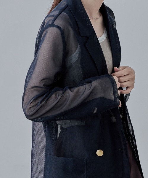 「etoll.」 テーラードジャケット M ベージュ レディース_画像5