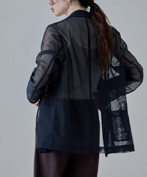 「etoll.」 テーラードジャケット M ベージュ レディース_画像8