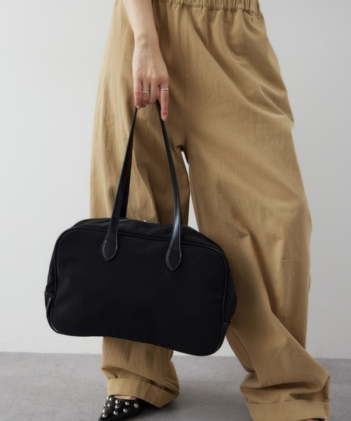 「HANNE」 ボストンバッグ FREE ブラック レディース_画像4