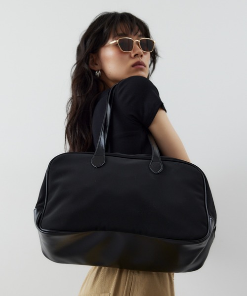 「HANNE」 ボストンバッグ FREE ブラック レディース_画像5