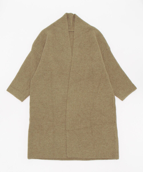 「aimoha」 ニットカーディガン FREE オフホワイト レディース_画像4