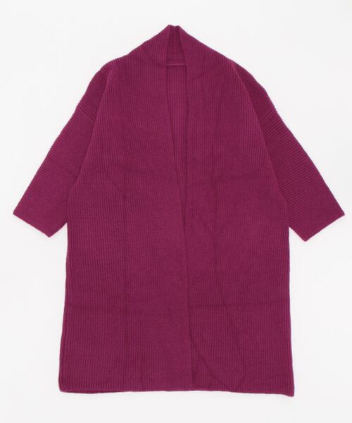 「aimoha」 ニットカーディガン FREE オフホワイト レディース_画像6