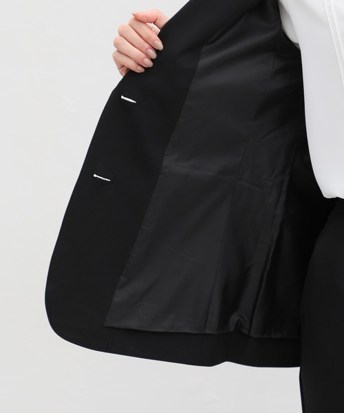 「Honeys」 「GLACIER」テーラードジャケット S ダークネイビー レディース_画像9