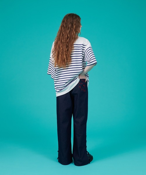 「ONCILY」 デニムパンツ SMALL インディゴブルー メンズ_画像9