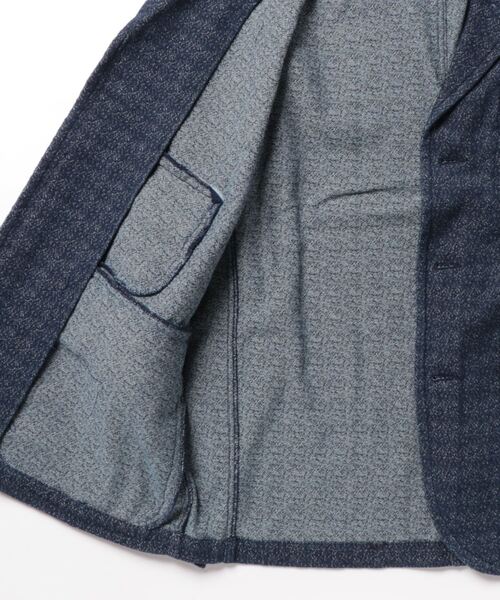 「AOZORA」 デニムジャケット「BIG ALLIEDコラボ」 MEDIUM ライトインディゴブルー メンズ_画像3