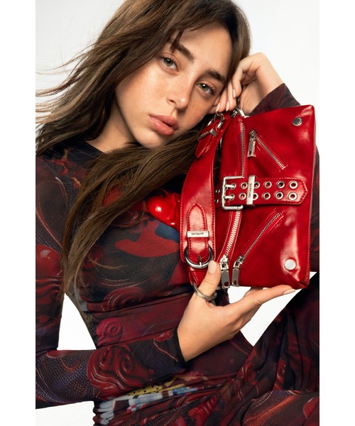 デシグアル　ショルダーバック Desigual（デシグアル） ショルダーバッグ バッグ バックル×ジップ