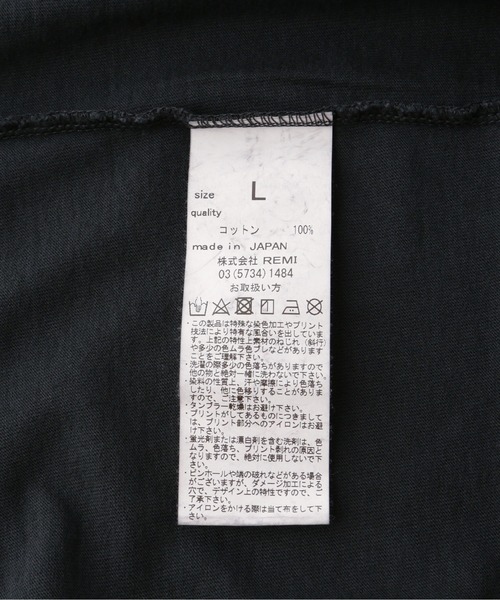 「REMI RELIEF」 半袖Tシャツ X-LARGE ブラック メンズ_画像3