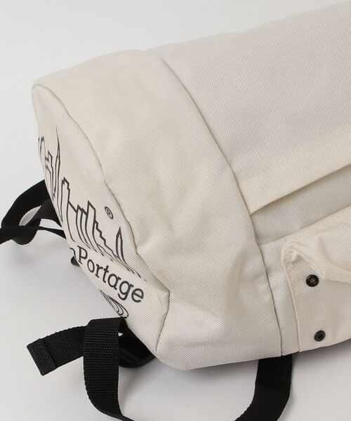 「Manhattan Portage」 リュック「BEAMSコラボ」 - ホワイト レディース_画像3