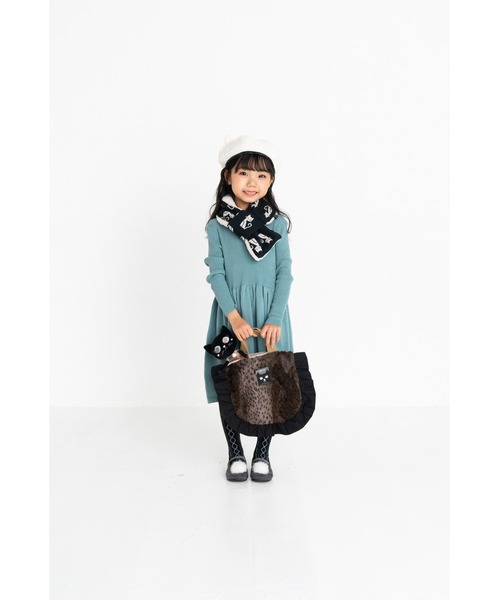 「nino」 「KIDS」ニットワンピース 110cm ピンク キッズ_画像4