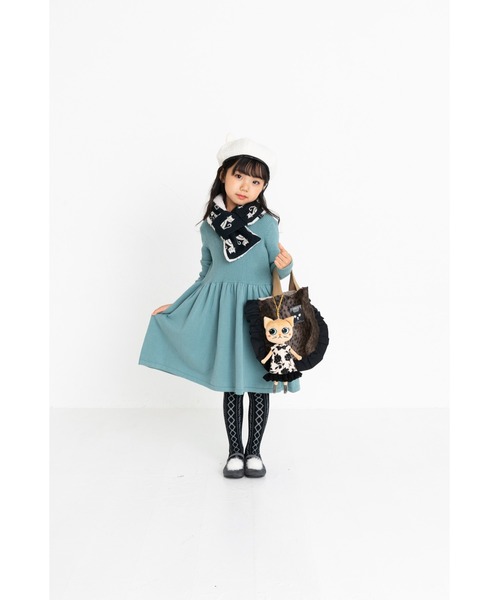 「nino」 「KIDS」ニットワンピース 110cm ピンク キッズ_画像6