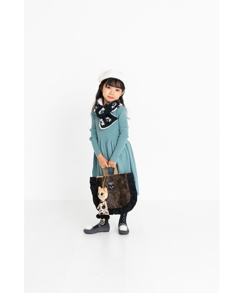 「nino」 「KIDS」ニットワンピース 110cm ピンク キッズ_画像8