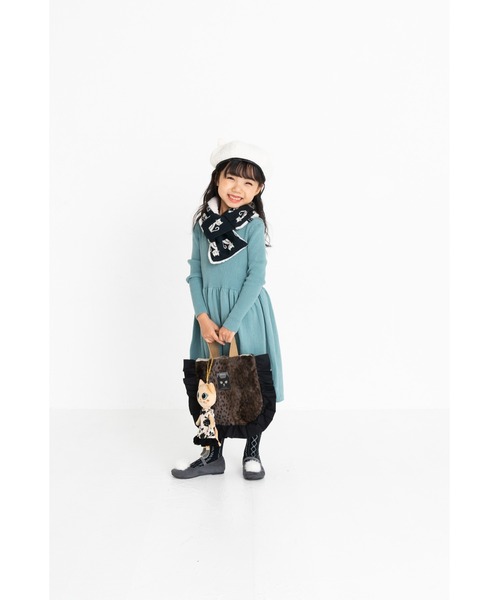 「nino」 「KIDS」ニットワンピース 110cm ピンク キッズ_画像9
