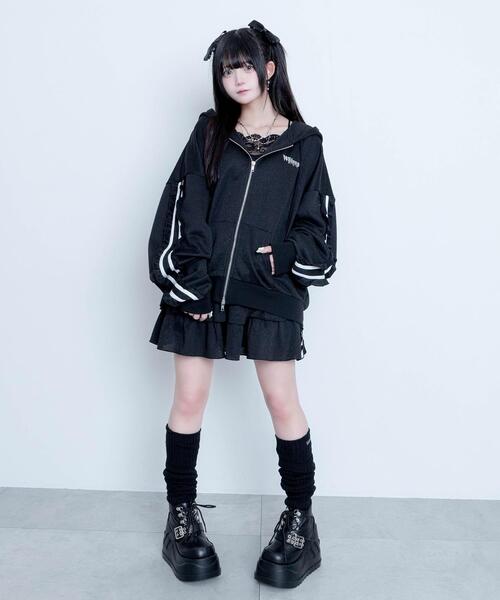 Whinny パーカー Whinny/冬の夜空にお星様パーカー レディース メンズ