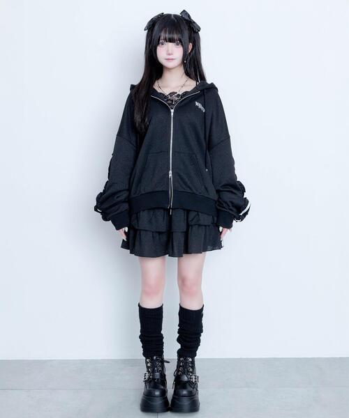 Whinny パーカー Whinny/冬の夜空にお星様パーカー レディース メンズ 
