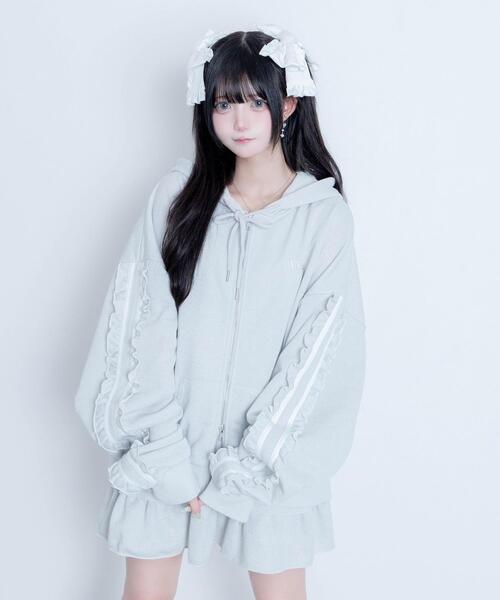 Whinny パーカー Whinny/冬の夜空にお星様パーカー レディース メンズ