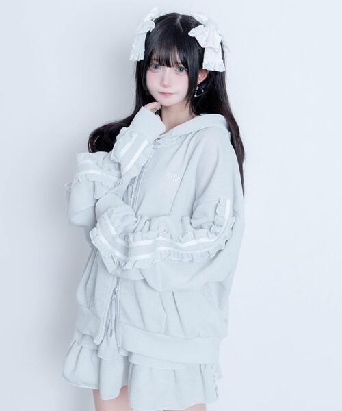 Whinny パーカー Whinny/冬の夜空にお星様パーカー レディース メンズ