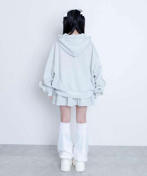 Whinny パーカー Whinny/冬の夜空にお星様パーカー レディース メンズ