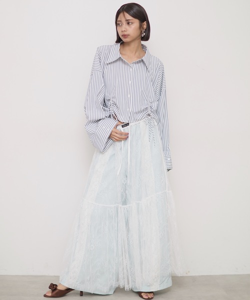 「VIOLETTA」 イージーパンツ M ブラック レディース_画像9