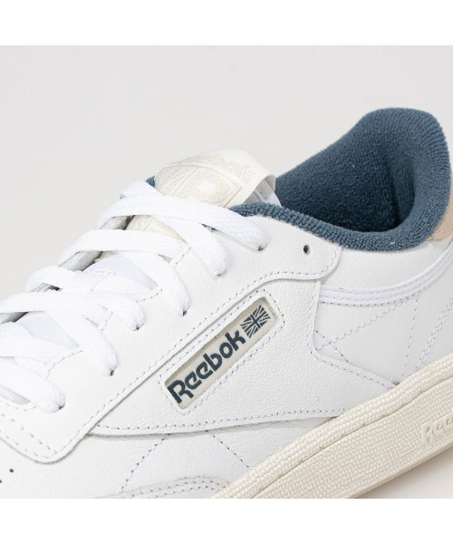「Reebok」 ローカットスニーカー 24.0cm ホワイト×ブルー レディース_画像5