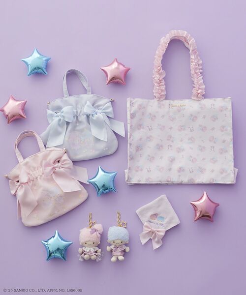 希少　サンリオ リトルツインスターズ ストラップ パール風チャーム sanrio（サンリオ） チャーム リトルツインスターズ チャーム