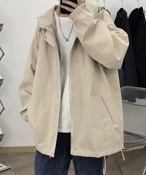 「NEW GENTLEMAN」 マウンテンパーカー M ブラック メンズ_画像3
