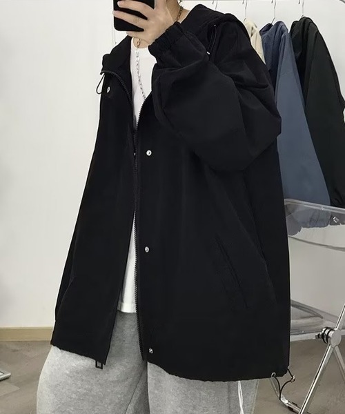「NEW GENTLEMAN」 マウンテンパーカー M ブラック メンズ_画像6