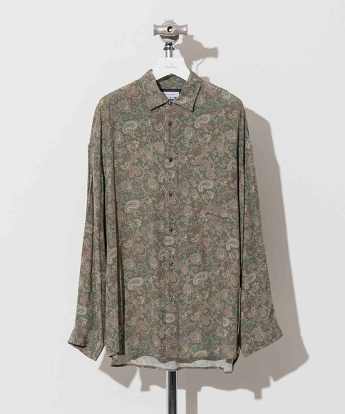 「MAISON SPECIAL」 長袖シャツ 1 ブラック メンズの画像