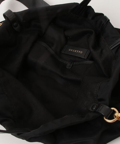 「ORSETTO」 2WAYバッグ - ブラック レディース_画像4