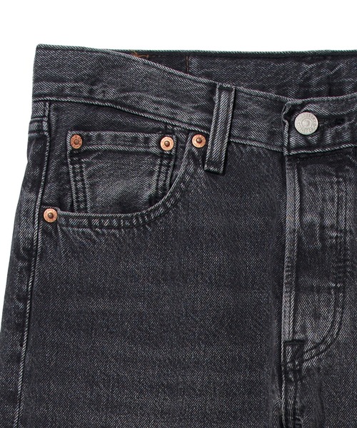 「Levi's」 デニムパンツ 30inch ブラック メンズの画像