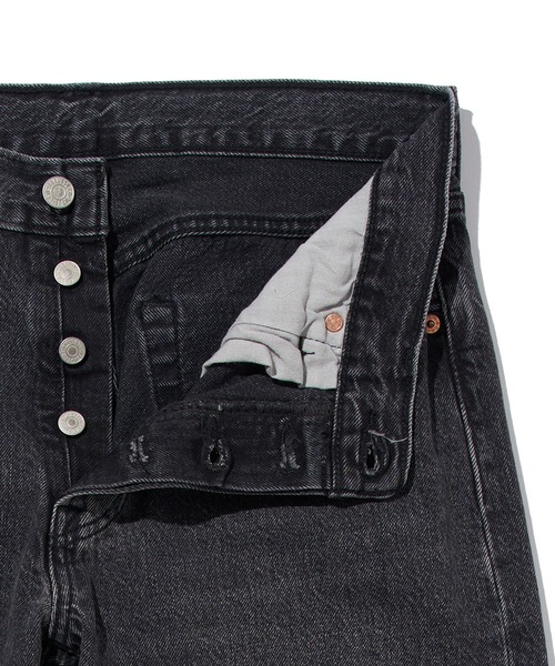 「Levi's」 デニムパンツ 30inch ブラック メンズの画像