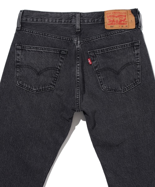 「Levi's」 デニムパンツ 30inch ブラック メンズの画像