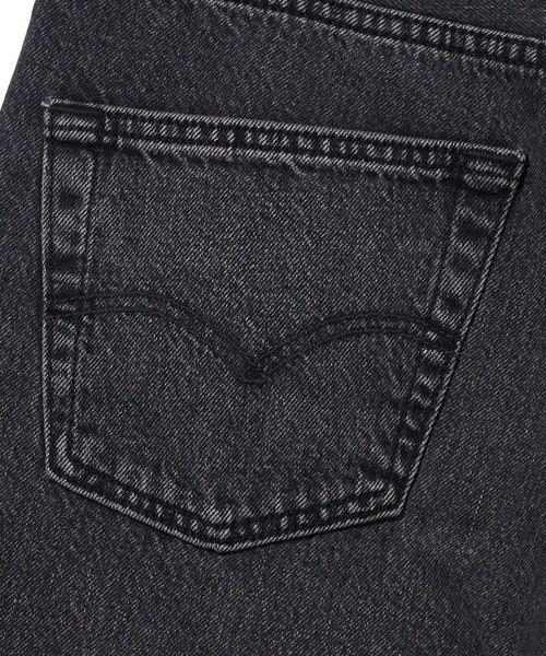 「Levi's」 デニムパンツ 30inch ブラック メンズの画像