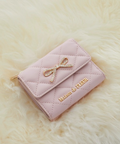Maison de FLEUR（メゾンドフルール） 財布 FREE ピンク レディース
