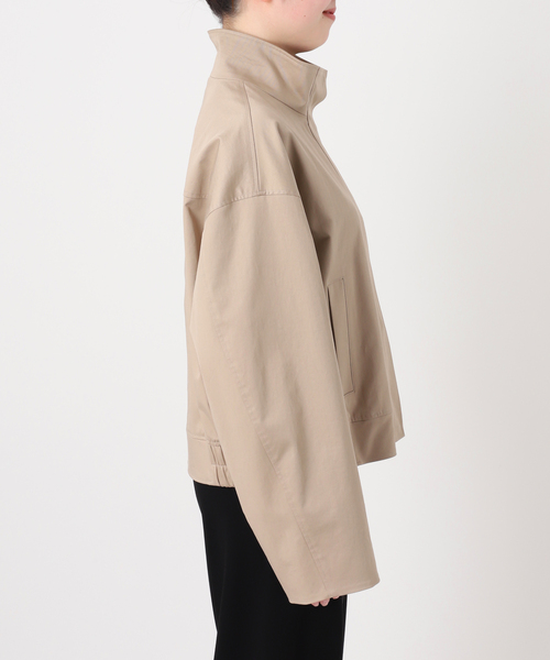 Deuxieme Classe ドゥーズィエムクラス ブルゾン ベージュ 美品 Deuxieme Classe（ドゥーズィエムクラス） コート アウター Stand
