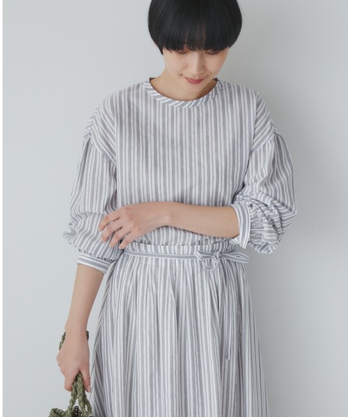 「human woman」 長袖ブラウス SMALL レッド レディースの画像