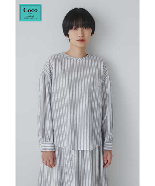 「human woman」 長袖ブラウス SMALL レッド レディースの画像