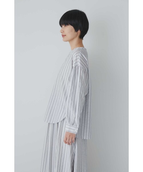 「human woman」 長袖ブラウス SMALL レッド レディースの画像