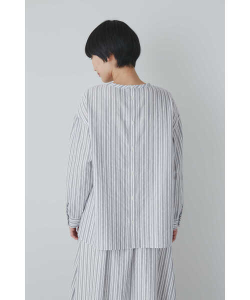 「human woman」 長袖ブラウス SMALL レッド レディースの画像