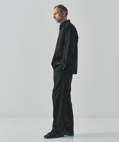 スラックス 「irenisa/イレニサ」別注ONE TUCKS STRAIGHT TROUSERS メンズの画像
