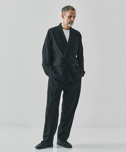 スラックス 「irenisa/イレニサ」別注ONE TUCKS STRAIGHT TROUSERS メンズの画像