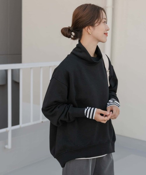 「URBAN RESEARCH DOORS」 スウェットカットソー MEDIUM ブルー レディース_画像6