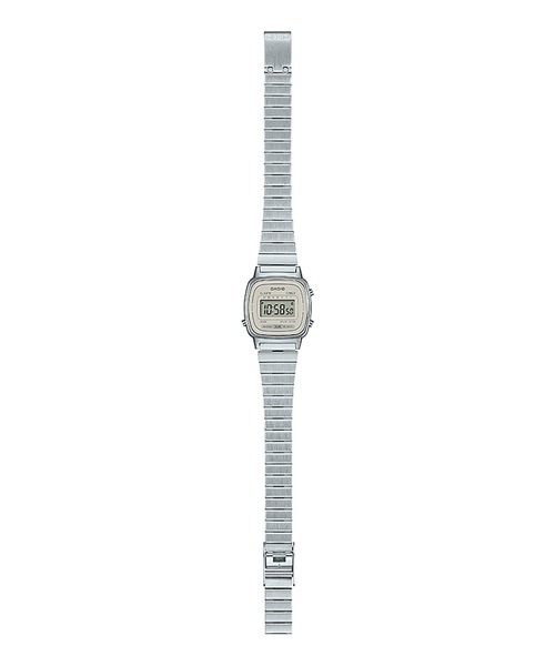 「CASIO」 デジタル腕時計 FREE ライトベージュ レディース_画像2