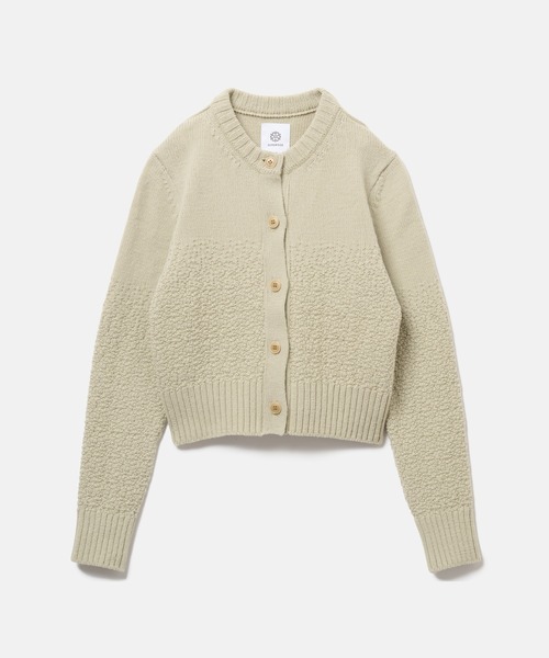 カーディガン SEAGREEN(シーグリーン) ROCKY MERINO KNIT CARDIGAN レディースの画像