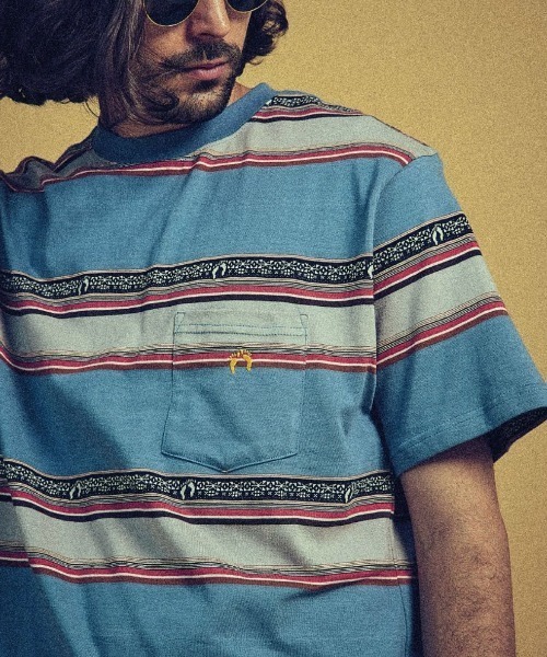 HANGTEN（ハンテン） tシャツ 「HANG TEN/ハンテン」70'S JACQUARD TEE
