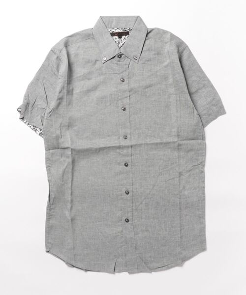 「m.f.editorial」 半袖シャツ MEDIUM ピンク系その他 メンズ_画像3