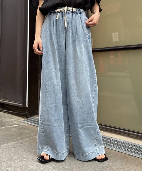 「CIAOPANIC TYPY」 デニムパンツ MEDIUM サックスブルー レディース_画像3